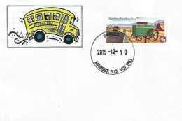 CANADA SCHOOL & POSTAL BUS., Lettre De Masset (Graham Island) British Columbia - Bus