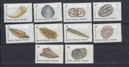 British Antarctic Territory (BAT) 1990 Definitives / Fossils 10v Lowest Values  ** Mnh (59673) - Neufs