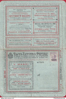 1922/23 REGNO, BLP N° 10  50 Cent. Violetto BUSTA SPECIALE NUOVA - COMPLETA - Sellos Para Sobres Publicitarios
