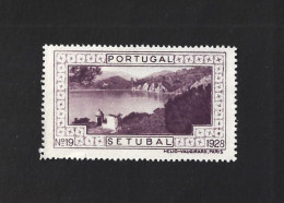 Vinheta Cidade Setúbal. Forte S. Filipe. Portinho Da Arrábida. Vignette City Setúbal. Fort S. Filipe. Portinho Arrábida - Local Post Stamps