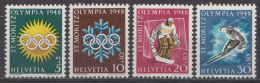 Switzerland MNH Set - Inverno1948: St-Moritz