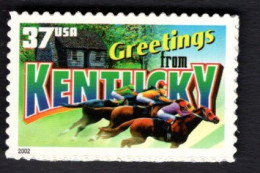 2017230461 2002  SCOTT 3712 (XX) POSTFRIS MINT NEVER HINGED - GREETINGS FROM AMERICA - KENTUCKY - Ongebruikt