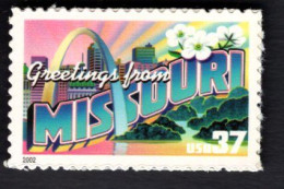 2017231190 2002  SCOTT 3720 (XX) POSTFRIS MINT NEVER HINGED - GREETINGS FROM AMERICA - MISSOURI - Ungebraucht