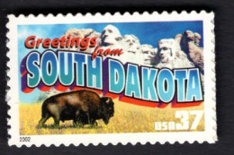 2017247840 2002  SCOTT 3736 (XX) POSTFRIS MINT NEVER HINGED - GREETINGS FROM AMERICA - SOUTH DAKOTA - Unused Stamps