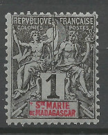 ST Marie De Madagascar N° 1 NEUF** LUXE SANS CHARNIERE  / Hingeless / MNH - Ungebraucht