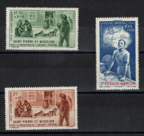 SPM - YV PA 1 à 3 N** MNH Luxe , Protection De L'enfance & Quinzaine Impériale , Cote 25,50 Euros - Unused Stamps