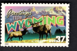 2017249457 2002  SCOTT 3745 (XX) POSTFRIS MINT NEVER HINGED - GREETINGS FROM AMERICA - WYOMING - Ungebraucht