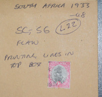 SOUTH AFRICA   STAMPS Drommedaris Ship 1d  1933  L22  ~~L@@K~~ - Oblitérés