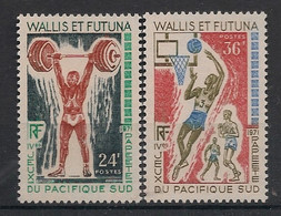 WALLIS ET FUTUNA - 1971 - N°YT. 178 à 179 - Jeux Sportifs - Neuf Luxe ** / MNH / Postfrisch - Unused Stamps