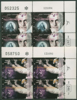 Israel 1995 Jüdische Musiker 1324/25 Plattenblock Postfrisch (C61938) - Unused Stamps (without Tabs)