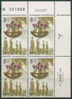 Israel 1998 50 Jahre Streitkräfte 1463 Plattenblock Postfrisch (C62032) - Unused Stamps (without Tabs)