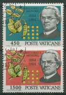 Vatikan 1984 Naturforscher Gregor Mendel 844/45 Gestempelt - Usados