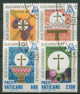 Vatikan 1985 Eucharistischer Kongress Nairobi 876/79 Gestempelt - Gebruikt