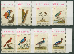 Vatikan 1989 Vogeldarstellungen Von Eleazar Albin 976/83 Ecken Postfrisch - Ungebraucht