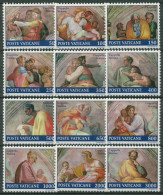 Vatikan 1991 Restaurierung Der Sixtinischen Kapelle 1023/34 Postfrisch - Unused Stamps