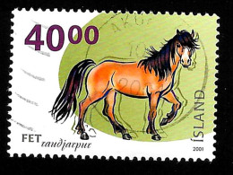 2001  Horses Michel IS 983 Stamp Number IS 939 Yvert Et Tellier IS 915A Stanley Gibbons IS 994 Used - Usati