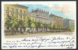 WIEN I - Parkring - Artist Erwin Pendl - Ed. E.Storch - 1900 Old Postcard (see Sales Conditions)10195 - Ringstrasse