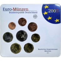 République Fédérale Allemande, Set 1 Ct. - 2 Euro, FDC, Coin Card, 2005 - Deutschland