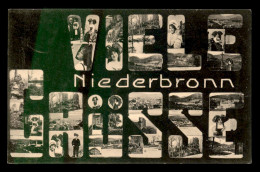 67 - NIEDERBRONN-LES-BAINS - VIELE GRUSSE - LETTRES MULTIVUES - Niederbronn Les Bains