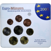 République Fédérale Allemande, Set 1 Ct. - 2 Euro, FDC, Coin Card, 2005 - Deutschland