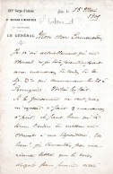 Lettre Manuscrite Signée 1905 Général LATOUR D' AFFAURE Villeneuve/Lot 47 Gap 05 - Politiques & Militaires