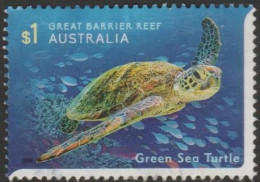 AUSTRALIA - USED 2018 $1.00 Stamp Collecting Month:Reef Safari - Green Sea Turtle - Used Stamps