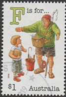 AUSTRALIA - USED 2019 $1.00 Fair Dinkum Aussie Alphabet - "F" Is For Fishing, Football - Used Stamps