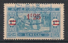 SENEGAL - 1924-27 - N°YT. 97 - Marché 1f25 Sur 1f Bleu - Oblitéré / Used - Used Stamps