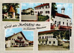 73793332 Hofolding Teilansichten M. Kirche U. Gasthaus Franz Werner Hofolding - Waldbrunn