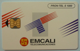 COLUMBIA - Chip - $3000 - Emcali - 06/95 - 5000ex - Mint - Colombia