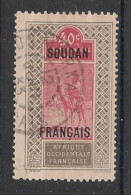 SOUDAN - 1921 - N°YT. 30 - Targui 40c Gris Et Rose - Oblitéré / Used - Used Stamps