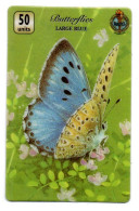 Papillon Butterflies Peacock Butterfly Télécarte Angleterre Royaume-Unis Phonecard (K 263) - Collezioni