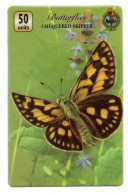 Papillon Butterflies Peacock Butterfly Télécarte Angleterre Royaume-Unis Phonecard (K 265) - Collezioni