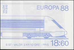 Markenheftchen 133 Europa / CEPT - Transport- Und Kommunikationsmittel, ** - Non Classés