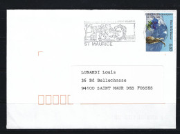 FRANCE 1996 - Y&T N°2998 - 4 F.40 Sur Lettre. Flamme D'oblitération Du 15-5-1996. 94 ST MAURICE .Val De Marne. - Brieven En Documenten