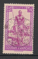 SOUDAN - 1931-38 - N°YT. 80 - Batelier 1f25 - Oblitéré / Used - Oblitérés