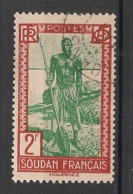 SOUDAN - 1931-38 - N°YT. 84 - Batelier 2f - Oblitéré / Used - Gebruikt