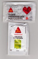 Sachet De Sucre " DELTA O Café Preferido Dos Portugueses " Coeur Sur Fond Gris (scann Recto-verso) [S090]_Di109 - Sucres