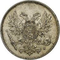 Monnaie, Finlande, Nicholas II, 50 Penniä, 1917, Helsinki, SUP, Argent, KM:2.2 - Finlande