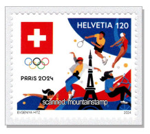 Switzerland 2024 (2/24) Olympische Sommerspiele - Jeux Olympiques D’été Paris - Olympic Games  MNH ** - Neufs