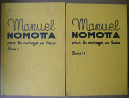 Manuel NOMOTTA Pour Les Ouvrages En Laine 2 Tomes éd Schachenmayr / Handwerk Breien Wol Haken - Cultura