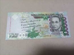 Billete Santo Tome Y Príncipe, 100000 Dobras, Año 2010, UNC - Sao Tome En Principe