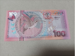 Billete Suriname 100 Gulden, Año 2000, UNC - Surinam