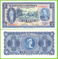 COLOMBIA 1 PESO 1953  P-398  UNC - Colombia