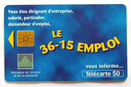 Télécarte France - 3615 Emploi - Non Classés