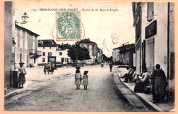 79 - B27748CPA - BEAUVOIR SUR NIORT - Route De St Saint Jean D' Angely - Très Bon état - DEUX-SEVRES - Beauvoir Sur Niort