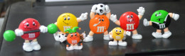 Vintage 7 Petites  Figurines M&M's - Other & Unclassified