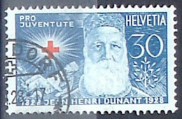 Schweiz Suisse Juventute 1928: Henri Dunant Zu WI48 Mi 232 Yv 234 Mit Stempel ....DORF ?.XII.28 (Zu CHF 12.50) - Henry Dunant