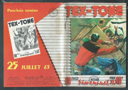 Tex-Tone N° 149 - Bimensuel  " Le Rapt De Betty   " - D.L.  3è Trimestre 1963  - Tex0203 - Small Size