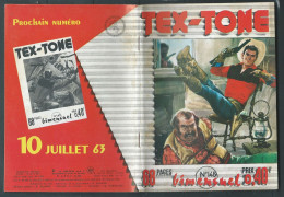Tex-Tone N° 148 - Bimensuel  " Quemada   " - D.L.  2è Trimestre 1963  - Tex0204 - Petit Format